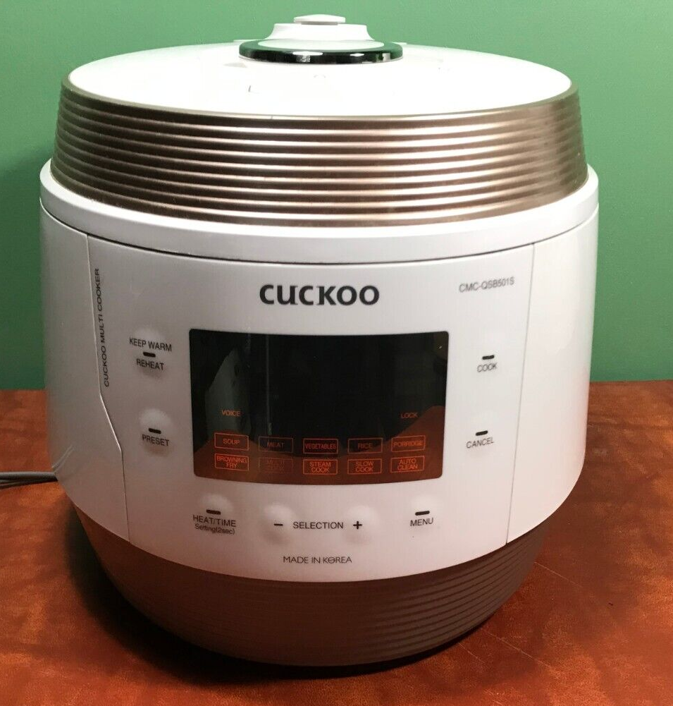 Cuckoo CMCQSB501S 5QT. Premium 8in1 Electric Pressure Cooker eBay