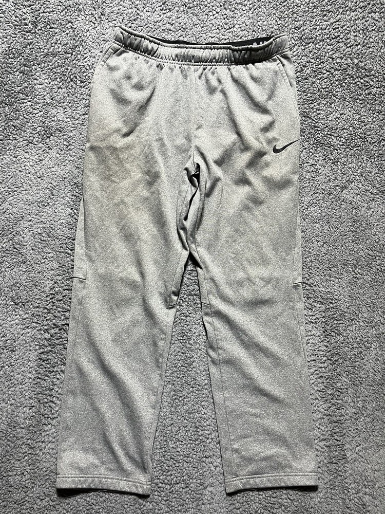 Men's Nike Dri-Fit Fleece Tapered Training Pants Gray XL