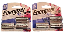 LOT OF 6 Energizer 123 3V Photo Lithium Battery No Exp On Pack. Issued 2023 10yr