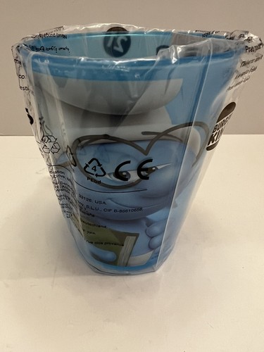 Burger King Schlumpf Tasse #21 Brainy Schlumpf brandneu versiegelt 2022 blau - Bild 5 von 8