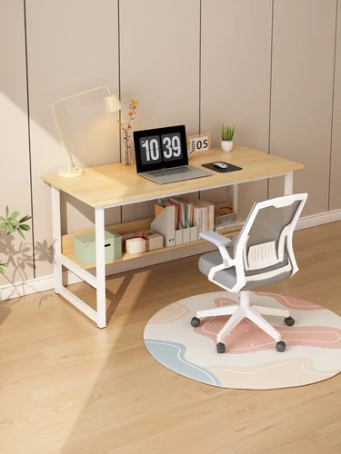80/100cm Home Office Desk Computer Desk with Shelf Desk Home Office Workstation - Picture 1 of 12