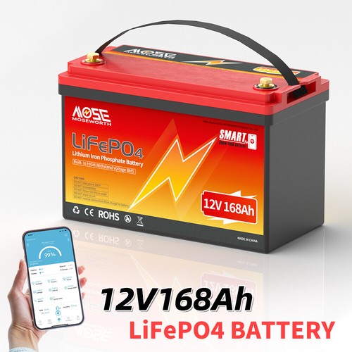 12V 24V 100Ah 168Ah 300Ah LiFePO4 Lithium Battery Deep Cycle BMS Solar RV Marine - Picture 144 of 152