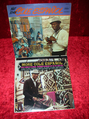 NAT KING COLE - 2 orig. Lp's / Espaniol + More Espaniol / Ger. 1966 /  USA 1972