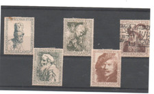 NETHERLANDS 1956 REMBRANDT MINT/USED WITH HINGE RESIDUES. SEE SCAN FREE POST.