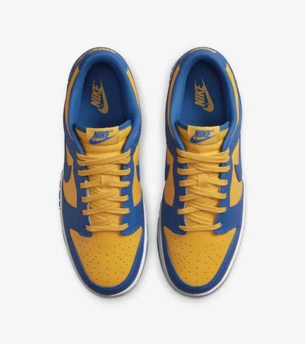 Nike Dunk Low Blue Jay and University Gold DD1391-402 Yellow Men's US4-14 NEW - 第 6/10 張圖片