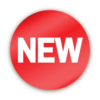 STONE MELON 144 New Sale Label / Shop Stickers - Red & White