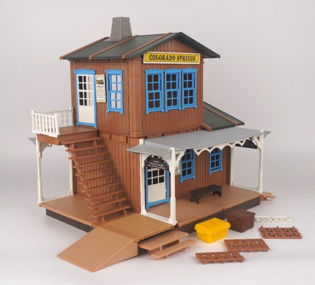 Playmobil Western 3770 Colorado Springs Estação Trem V Oeste  Jm