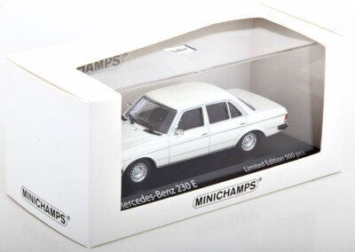 Mercedes 230E W123 1982 White Minichamps 943032206 1:43 Benz 230 E