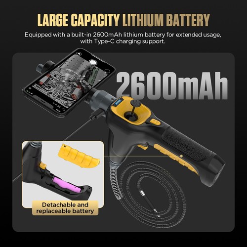 Industrial Endoscope Camera 360° Inspection Borescope Industrial Camera 4-Way - 第 9/20 張圖片