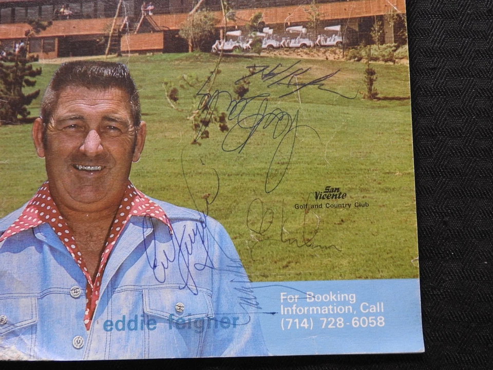 1970's EDDIE FEIGNER KING & HIS COURT SIGNED HAROLD KAUFMAN GARY WEST RAMONA CA - Image 2 of 4