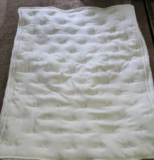 Sleep Number 7000 Queen Bed Mattress Zip Top/Bottom Fabric Pad+Inner Cover Only