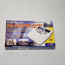 Midland WR-100B All Hazards Alert Weather Radio NOAA Open Box tested