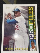 2026 Topps Series 1 Baseball Jackie Robinson #TP-20 Profiles By Ken Griffey Jr