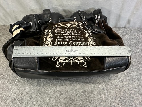 Juicy Couture Vintage Daydreamer Tasche Handtasche Beuteltasche Fairytale Once Upon A Time Schleife - Bild 6 von 15