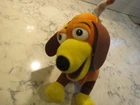 Disney pixar Toy Story Slinky Dog plush toy expands coiled stretchy soft plush