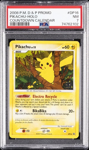 Pikachu graded PSA 7 for sale on eBay
