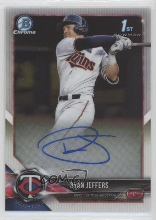 2018 Bowman Draft Chrome Draft Pick Auto Ryan Jeffers #CDA-RJ Auto 0cx3