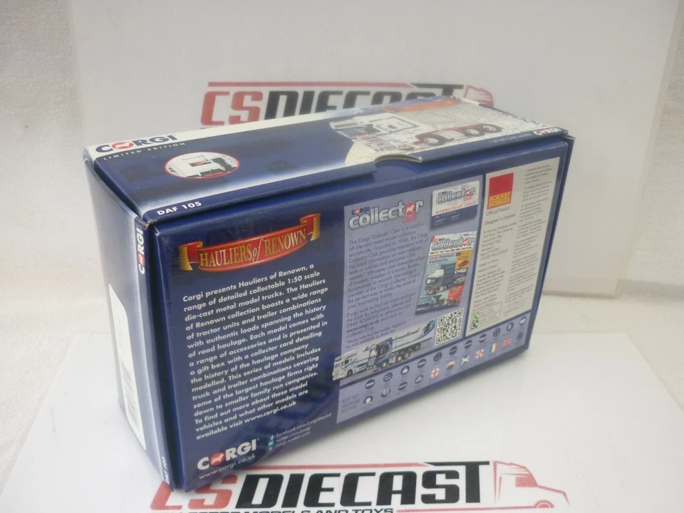 Corgi Modern Truck 1:50th CC14121 DAF 105 Unit C. & G. Hughes - Image 2 of 4