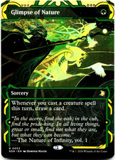 Glimpse of Nature [Foil] #53 Prices | Magic Secrets of Strixhaven