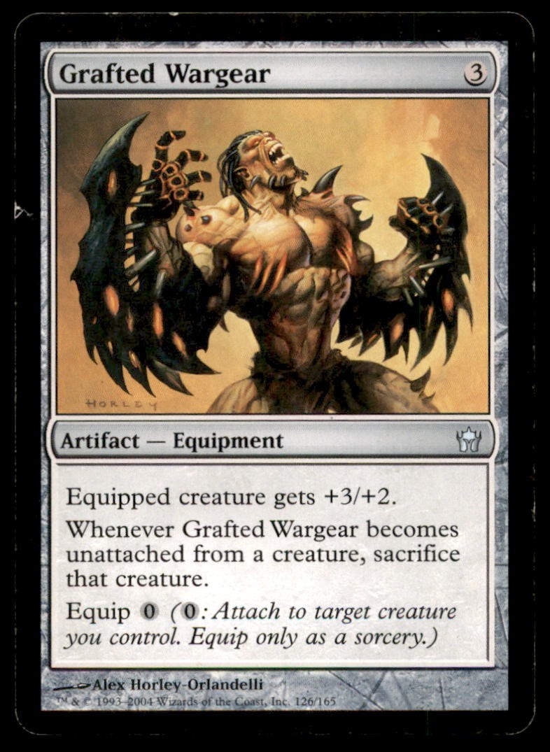 Grafted Wargear LP Light Play Fifth Dawn MTG [5749]