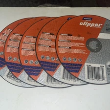 Norton Clipper CUT-OFF WHEEL 7/8X7 Set Of 5 .045 Thick USA MADE
