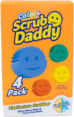 Scrub Daddy Colors Spülschwamm, Putzschwämme Im Multipack - Texturveränderung, K