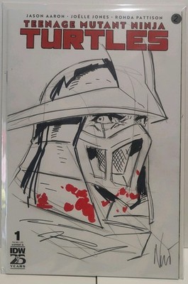 Eddie Nunez Original Art Sketch Shredder W/COA
