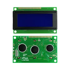 2004A 20x4 HD44780 LCD Character Display Blue Backlight for Arduino