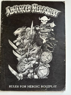 Advanced Heroquest Regelbuch, Warhammer, RPG, Games Workshop