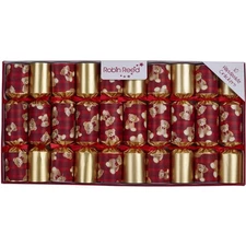 Robin Reed H5 Christmas 10-piece 8.5" Teddy Bears Picnic Party Crackers 42503...