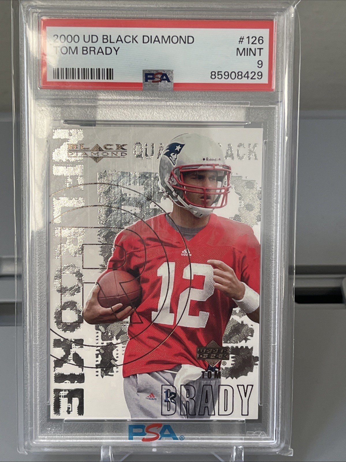 Tom Brady 2000 UD Black Diamond PSA 9 (RC)