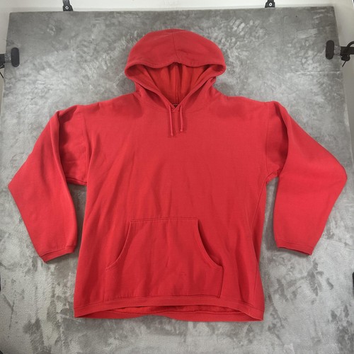 Marlboro, Vintage Marlboro Country Store Hoodie Mens 2XL Red Fleece Pullover Sweatshirt