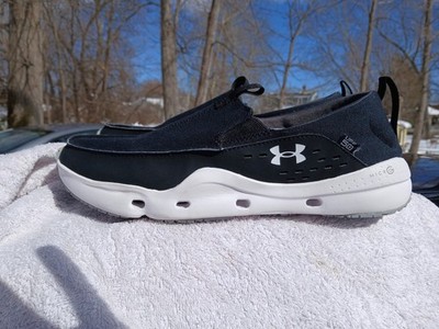 Men's sz 13 Under Armour Micro G Kilchis UPF 50 Casual / Boat Shoes - MINT