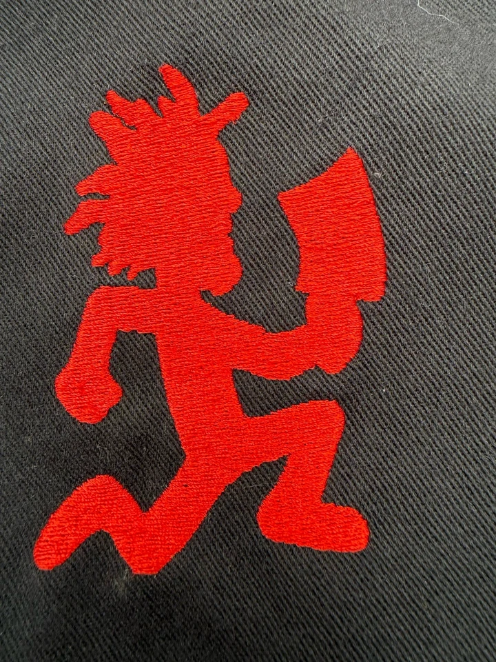 Y2K ICP Dickies Shorts Long Loose Fit Embroidered Hatchetman Sz 32 Psychopathic - Image 2 of 4