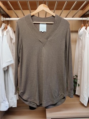 PART TWO PULLOVER PULLI XSMALL COFFEE KATTI V-AUSSCHNITT KASCHMIR MISCHUNG STRICK DAMEN XS