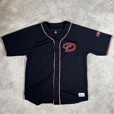 Arizona Diamondbacks Dynasty Series Jersey Mens Size XL Black Red MLB Stitched