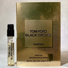 Tom Ford Black Orchid PARFUM Sample Spray .05oz, 1.5ml New in Card