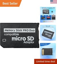 PSP Memory Stick Adapter, Micro SD/SDHC/SDXC to Memory Stick PRO Duo to Magic...