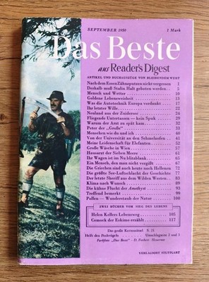 Das Beste aus Reader's Digest - Heft 9 von September 1950