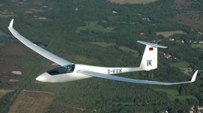 Schempp-Hirth Ventus Glider Sailplane Mahogany Desktop Wood New Model Large 1/48