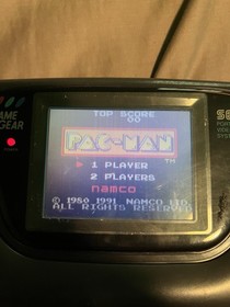 Sega Game Gear Handheld Console - Full Recap 4 Games Sonic 2 Mortal Kombat I II