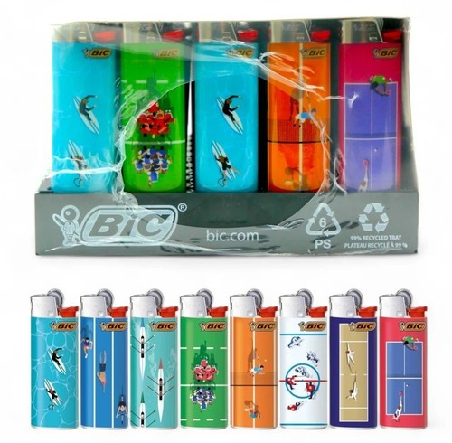 100 Genuine Bic MAXI J26 Lighters (2 X 50 Pack ) - Picture 3 of 5