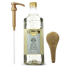 Starbucks Classic Flavored Syrup 1 Liter Bottle w/ Pump- EXP 01/03/26