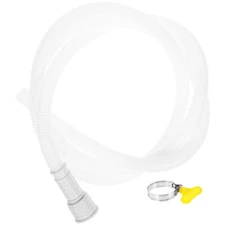 Portable White Pvc Air Conditioner Drain Hose 2 Meters for AC Units