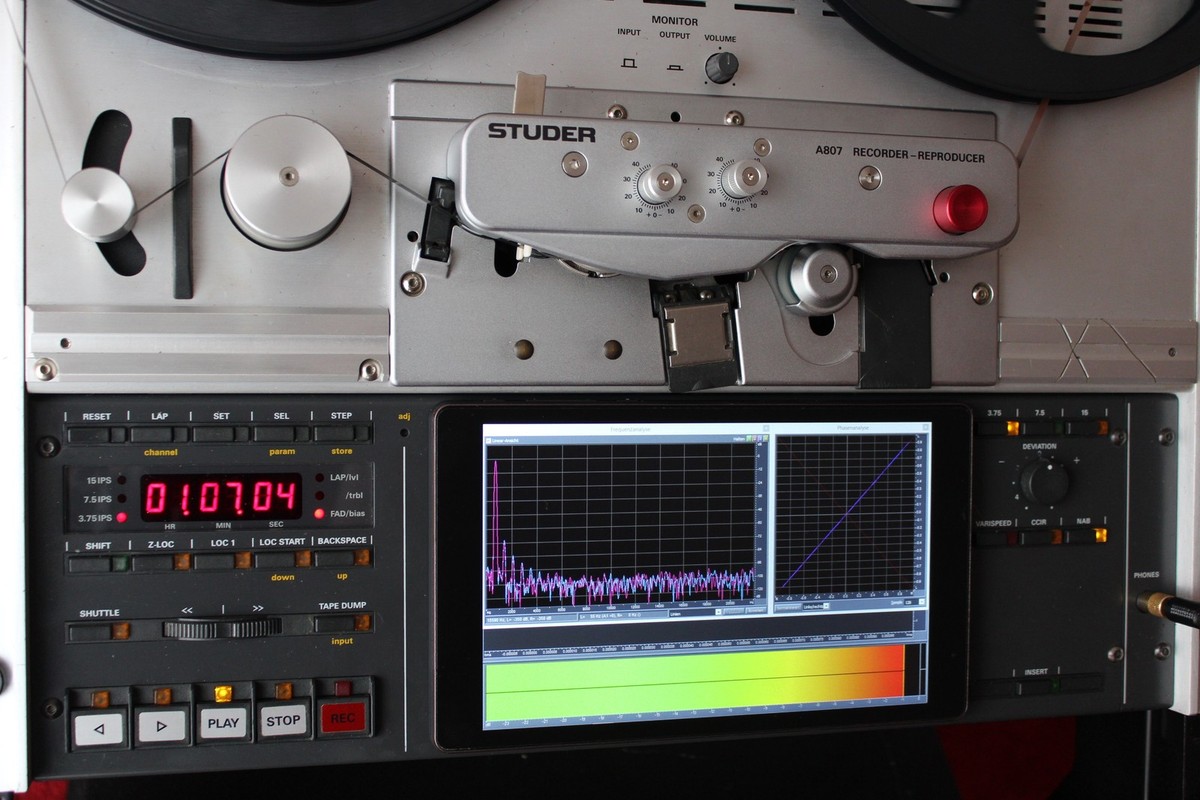All-in-One Calibration Tape 7.5 IPS for TEAC / TASCAM with speech