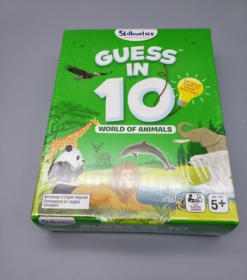 Skillmatics Guess In 10 worlds of animals CardGame,GeneralKnowledge Kids,Family