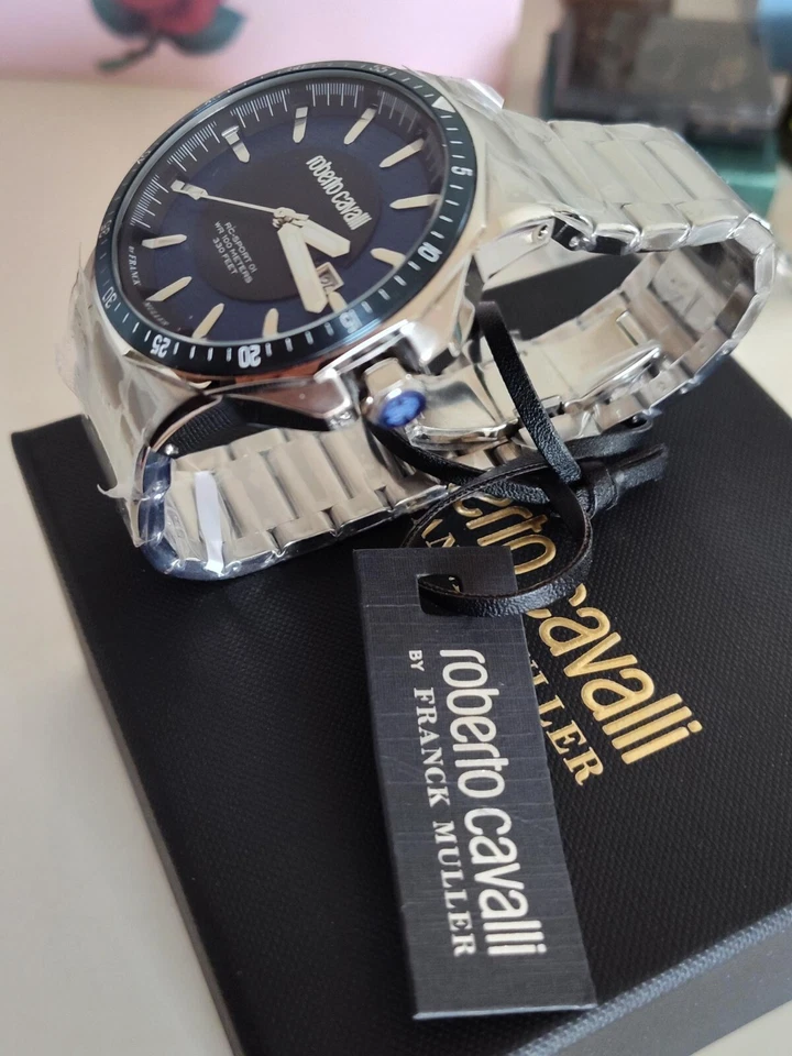 Редкие ШВЕЙЦАРСКИЕ мужские кварцевые роскошные часы Franck Muller для Roberto Cavalli - Изображение 3 из 4