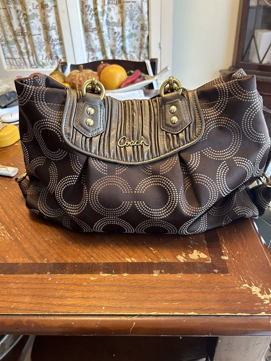 バッグ COACH Y2K Ashley OpArt Nylon Boston Bag s-l1200.jpg