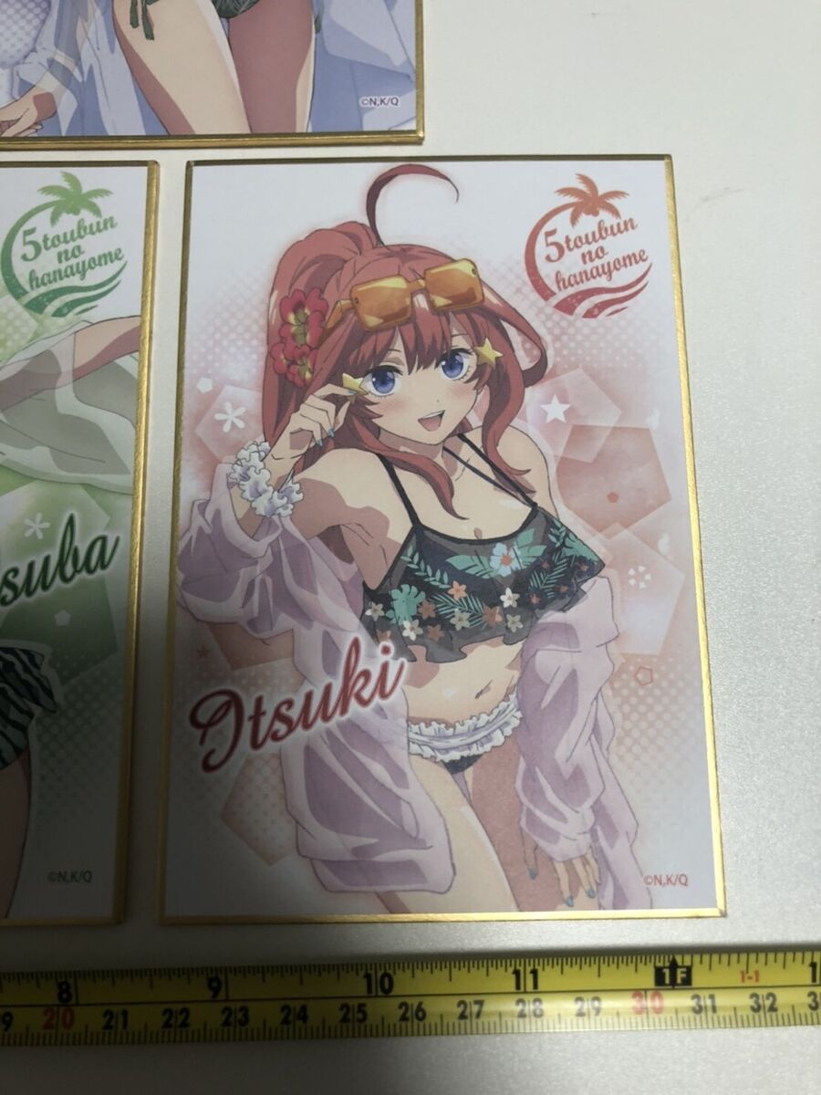 Gotoubun no hanayome movie shikishi full 5 set Quintessential Quintuplets  anime