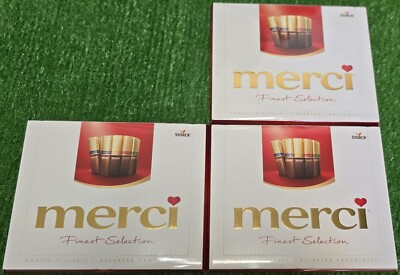 (28,67 /kg) 3x Storck Merci grosse Vielfalt 250g Pralinenmischung Versand0 